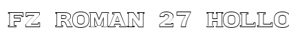 FZ ROMAN 27 HOLLOW EX Normal preview