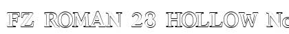 FZ ROMAN 28 HOLLOW Normal preview