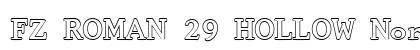 FZ ROMAN 29 HOLLOW Normal preview