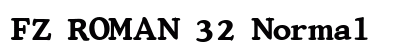 FZ ROMAN 32 Normal preview