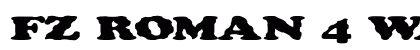 FZ ROMAN 4 WAVEY EX Normal preview