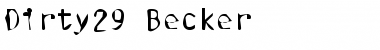 Download Dirty29 Becker Font