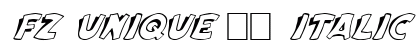 FZ UNIQUE 31 ITALIC Normal preview