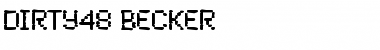 Download Dirty48 Becker Font