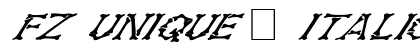 FZ UNIQUE 5 ITALIC Normal preview