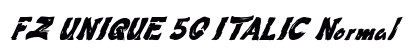 FZ UNIQUE 50 ITALIC Normal preview