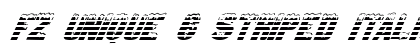 FZ UNIQUE 6 STRIPED ITALIC Normal preview