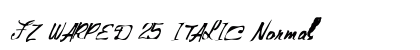 FZ WARPED 25 ITALIC Normal preview