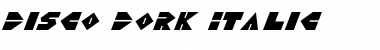 Disco Dork Italic Italic Font