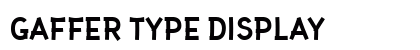 Gaffer Type Display preview