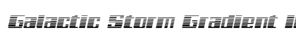 Galactic Storm Gradient Italic Italic preview