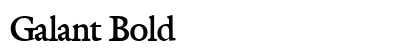 Galant Bold preview