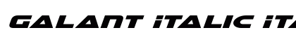 Galant Italic Italic preview