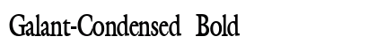 Galant-Condensed Bold preview