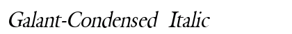 Galant-Condensed Italic preview