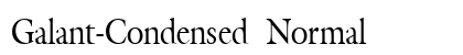 Galant-Condensed Normal Preview