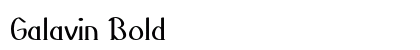 Galavin Bold preview