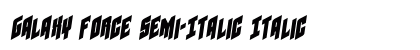 Galaxy Force Semi-Italic Italic preview