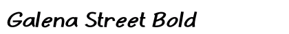 Galena Street Bold preview