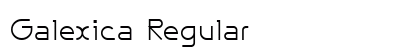 Galexica Regular Preview