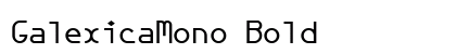 GalexicaMono Bold preview