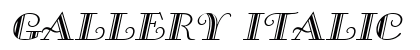 Gallery Italic preview