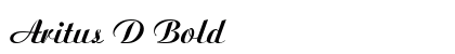 Aritus D Bold preview