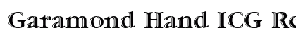 Garamond Hand ICG Regular preview