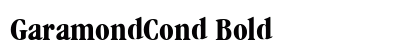 GaramondCond Bold preview