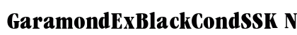 GaramondExBlackCondSSK Normal preview