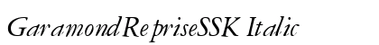GaramondRepriseSSK Italic Preview