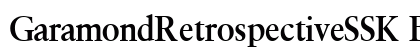 GaramondRetrospectiveSSK Bold preview