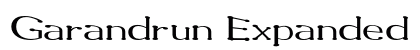 Garandrun Expanded Bold Preview
