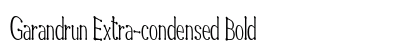 Garandrun Extra-condensed Bold Preview