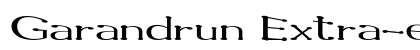 Garandrun Extra-expanded Bold Preview