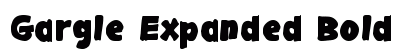 Gargle Expanded Bold Preview