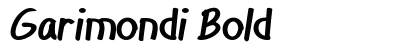 Garimondi Bold preview
