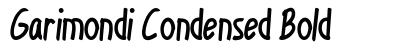 Garimondi Condensed Bold Preview