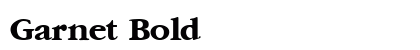 Garnet Bold preview