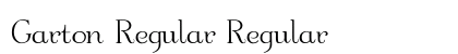 Garton Regular Regular preview