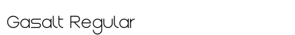 Gasalt Regular preview
