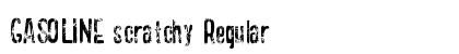GASOLINE scratchy Regular preview