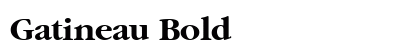 Gatineau Bold preview