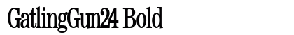 GatlingGun24 Bold preview