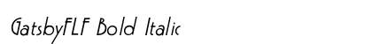 GatsbyFLF Bold Italic Preview