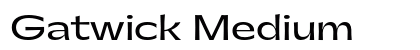 Gatwick Medium preview