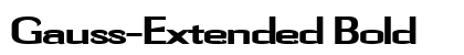 Gauss-Extended Bold preview