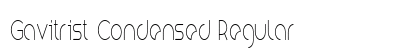 Gavitrist Condensed Regular Preview