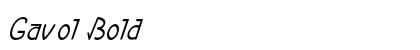 Gavol Bold preview