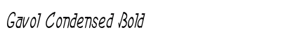 Gavol Condensed Bold Preview